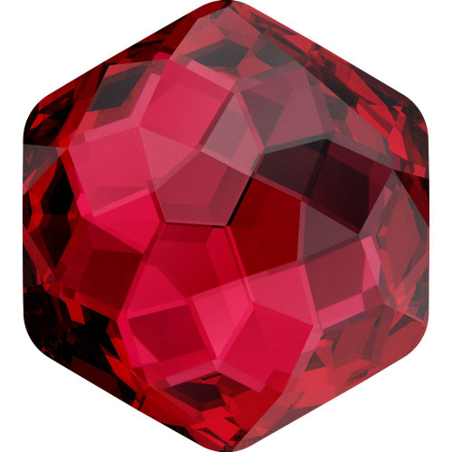 Swarovski 4683 14mm Fantasy Fancy Stones Scarlet