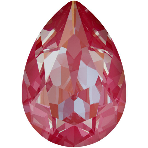 Swarovski 4320 14mm Pearshape Fancy Stones Crystal Lotus Pink Delite