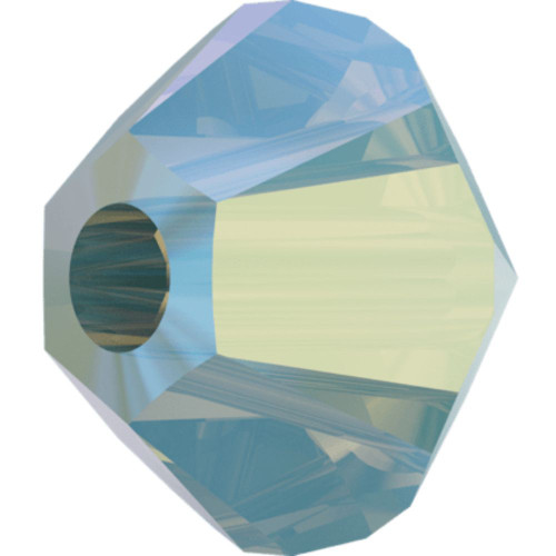 Swarovski 5328 3mm Xilion Bicone Beads Pacific Opal Shimmer