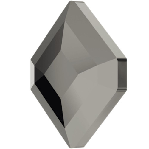 Swarovski 2777 5mm Concise Hexagon Flatback  Jet Hematite