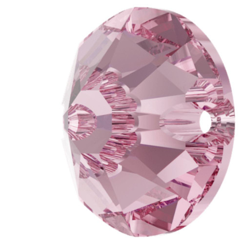 Swarovski 3288 12mm Xilion Sew On Light Rose