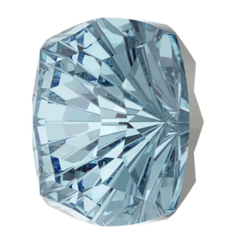 Swarovski 4460 10mm Mystic Square Fancy Stone Aquamarine