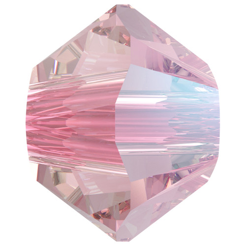 Swarovski  5328 5mm Xillion Bicone Beads Light Rose Shimmer