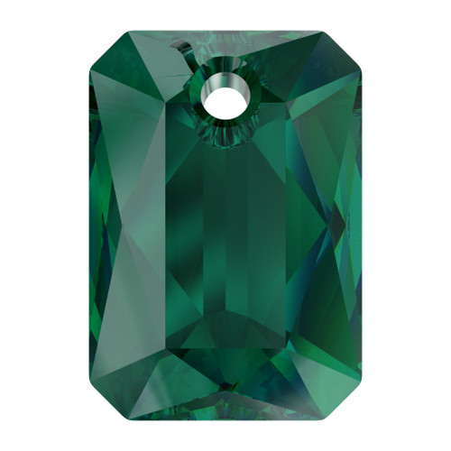 Swarovski  6435 16mm Emerald Cut Pendants Emerald