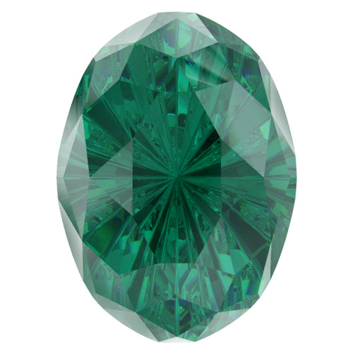 Swarovski  4160 8mm Mystic Oval Fancy Stones Emerald