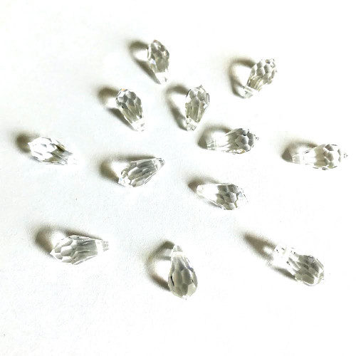 Preciosa® Crystal Pear 11mm Pendants Crystal (12 pieces)