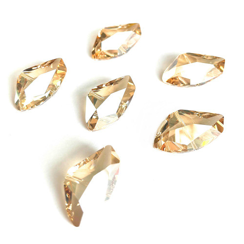 Buy Swarovski 5556 15mm Galactic Beads Crystal Golden Shadow  (2 pieces)