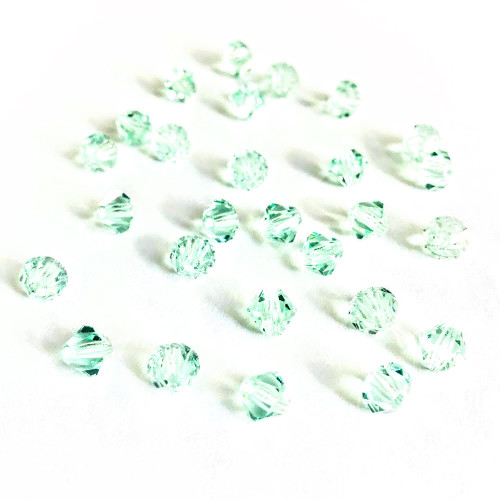 Preciosa® Crystal Bicone Beads 4mm Chrysolite (72 pieces)