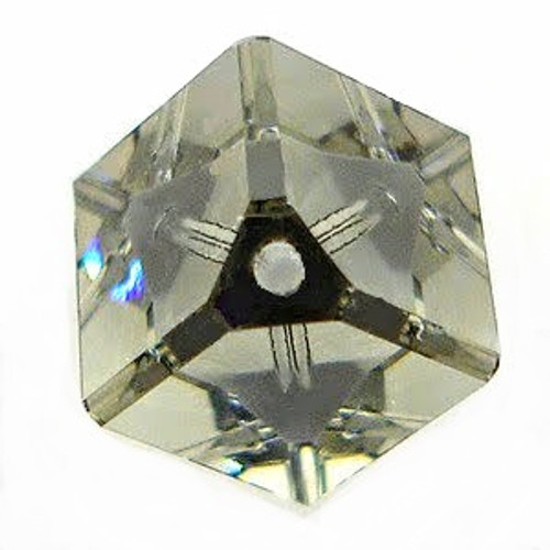 Buy Swarovski 5600 4mm Offset Cube Beads Black Diamond   (18 pieces)