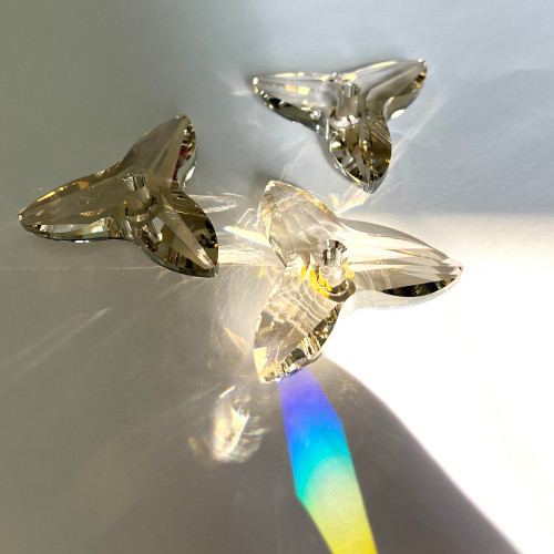 Exclusive Swarovski 6906 40mm Orchid Pendant Crystal Silver Shade (1  piece)