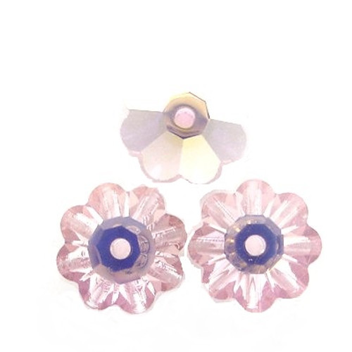 Exclusive Swarovski 3700 10mm Marguerite Beads Light Amethyst AB   (18 pieces)