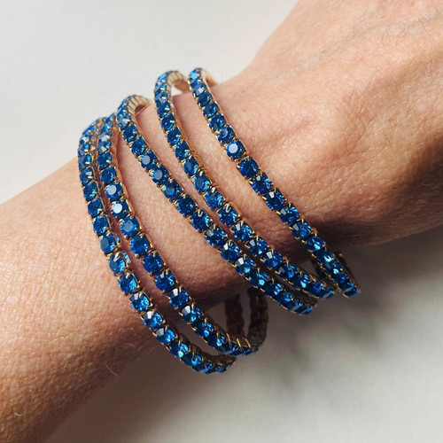 Buy Swarovski Crystal Sapphire Bracelet 