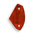 Swarovski 3256 14mm Galactic Sew On x8.5 Crystal Red Magma