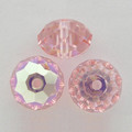 Swarovski 5040 6mm Rondelle Beads Light Rose AB