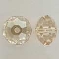 Swarovski 5040 12mm Rondelle Beads Crystal Golden Shadow