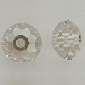 Swarovski 5040 12mm Rondelle Beads Crystal Silver Shade