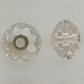 Swarovski 5040 4mm Rondelle Beads Crystal Silver Shade