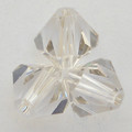 Swarovski 5328 4mm Xilion Bicone Beads Crystal Silver Shade