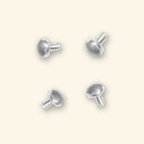 Swarovski 6mm GunMetal Powder Almond Rivet | Rainbows Of Light