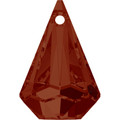 Swarovski 6022 14mm Raindrop Pendants Crystal Red Magma (72 pieces)