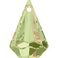 Swarovski 6022 33mm Raindrop Pendants Crystal Luminous Green (8 pieces)