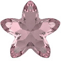 Swarovski 4754 8mm Starbloom Fancy Stones Crystal Antique Pink