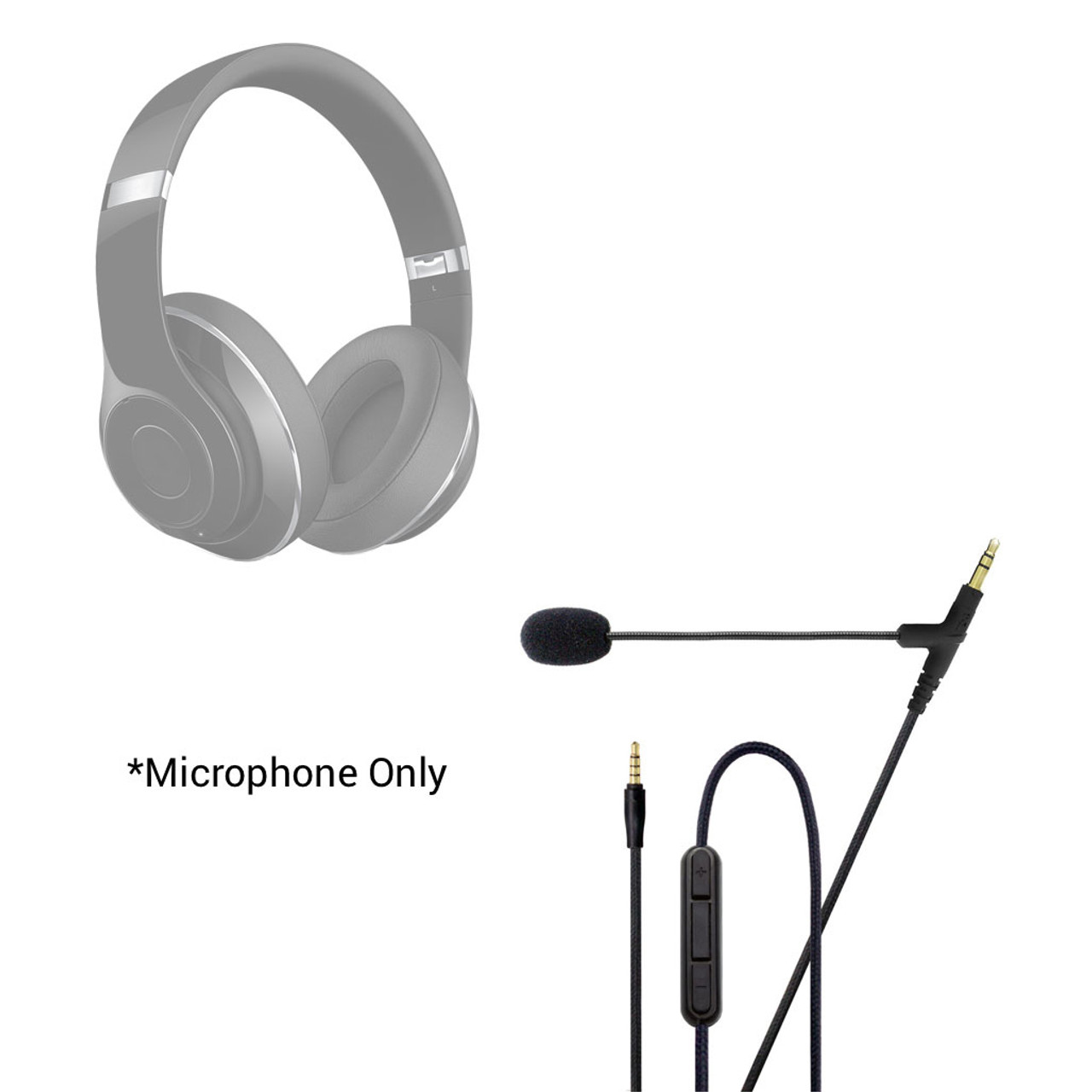 Microphone | Boom Mic For Headphones | Mic For Beats