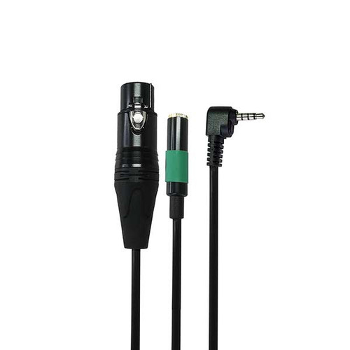 Mic-Line-Pro-XLR-Plus - 3.5mm Male to XLR Female Line Level Audio Adapter + Monitoring Jack