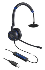 Armor 99 USB-A & USB-C Unified Communications Wired Headset - Single Ear