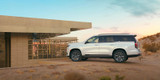 Cadillac® Escalade parked in desert Cadillac® Escalade parked in desert