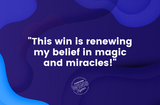 August 2020's $100,000 Winner, Kamille R. August 2020's $100,000 Winner, Kamille R.