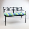 Star and Dolphin Double Settee with Filigree Seat 