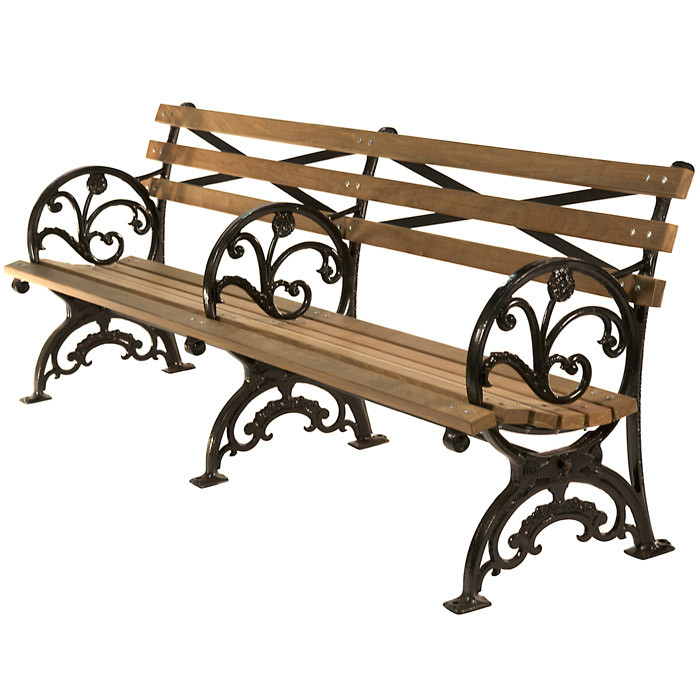 1939 World's Fair Bench with Ornamentation - Kenneth Lynch and Sons