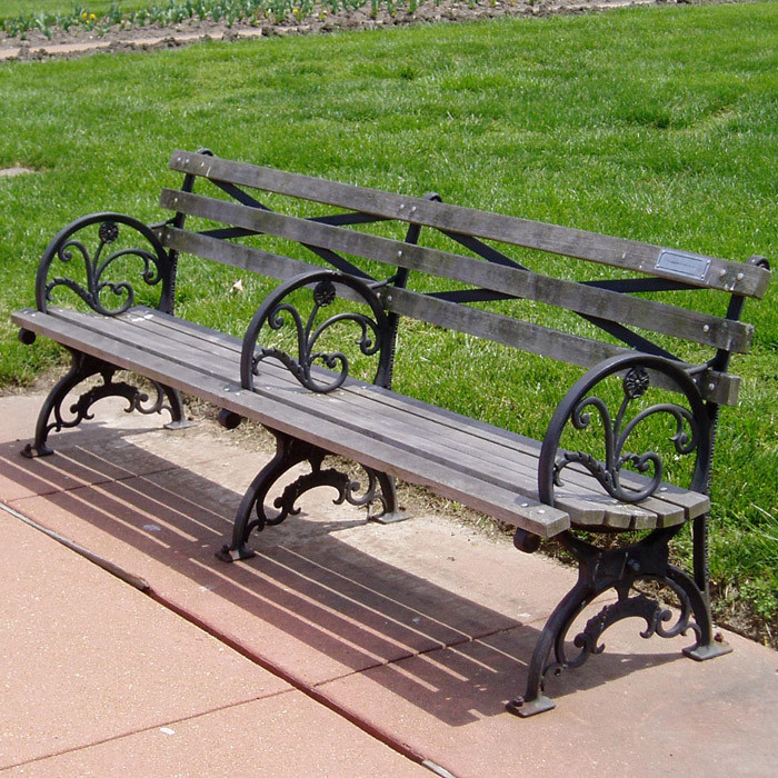 1939 World's Fair Bench with Ornamentation - Kenneth Lynch and Sons