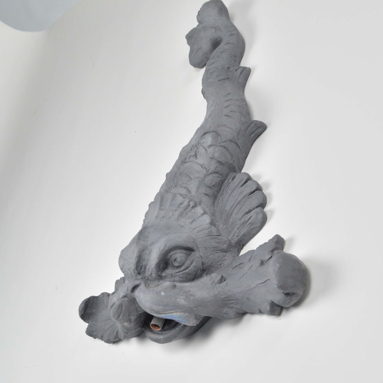 Renaissance wall Dolphin - Kenneth Lynch and Sons