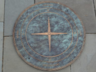 Custom bronze directional marker for New Orleans, LA