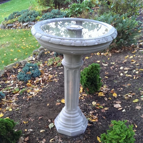 Tall Birdbath