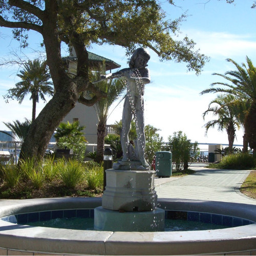 Judy with Flute Fountain