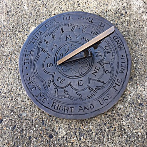 Bronze English Sundial 