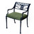 Star and Dolphin Arm Chair with Slatted Seat 