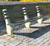 Concrete and Wood Park Bench