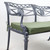 Star and Dolphin Double Settee with Slated Seat