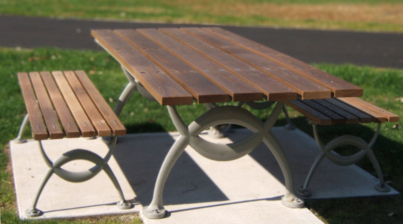 Image of a picnic table