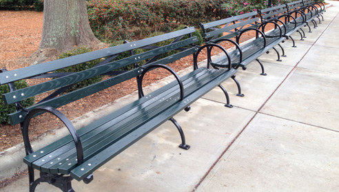 urban park seating