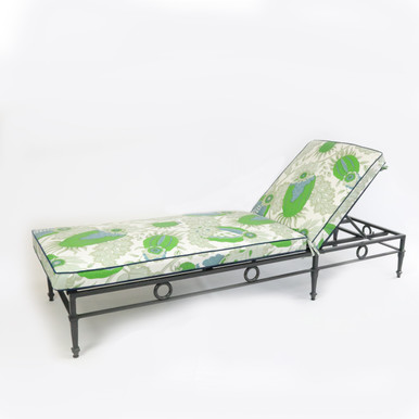 Chaise Lounge with adjustable back - Kenneth Lynch and Sons