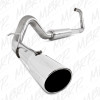 4 in Turbo Back, Single Side Exit, T409 2003-2007 Ford F-250/350 6.0L 3 1/2 in turbo down pipe, 5 in OD tip included