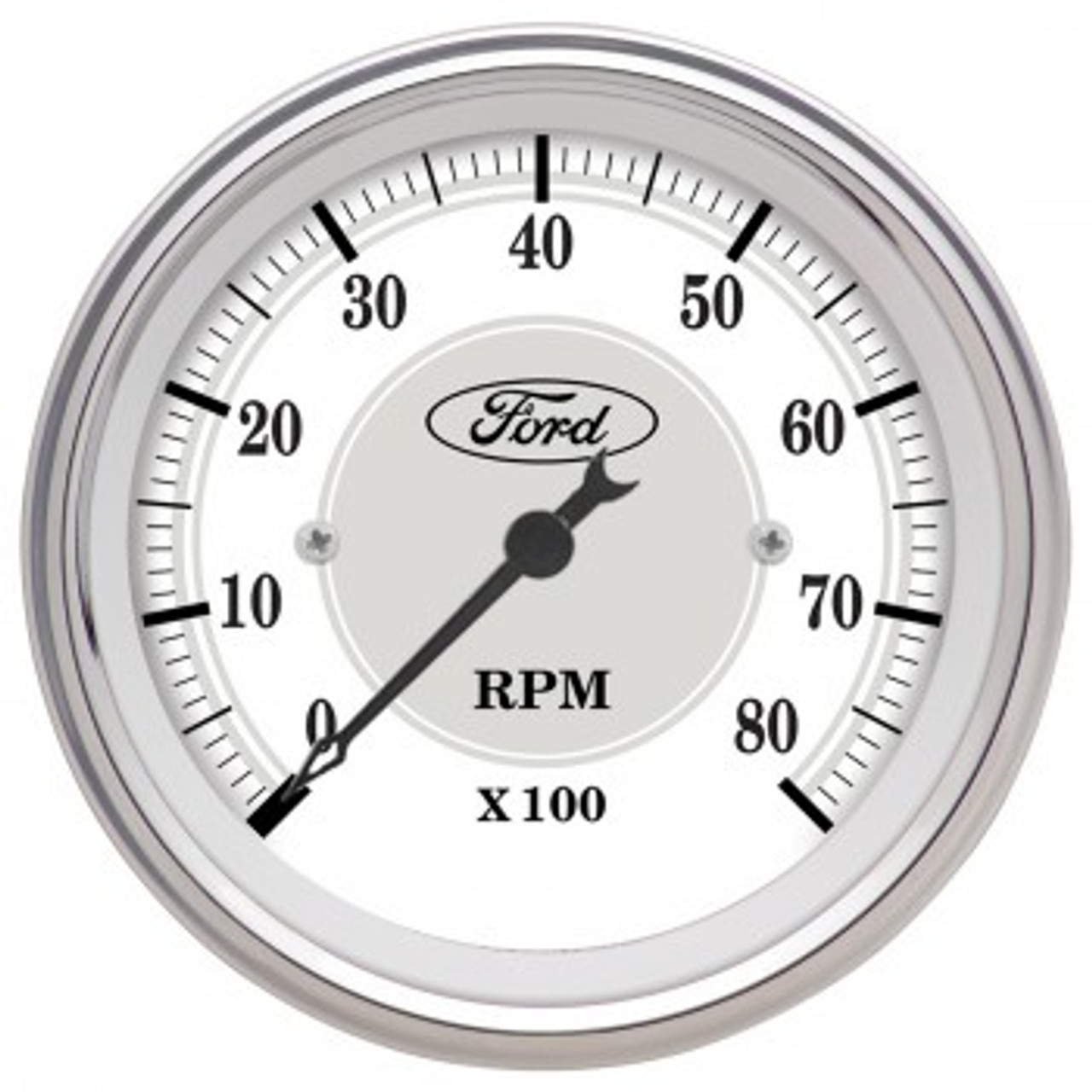 GAUGE TACHOMETER 3 1/8 IN 8K RPM IN-DASH FORD MASTERPIECE