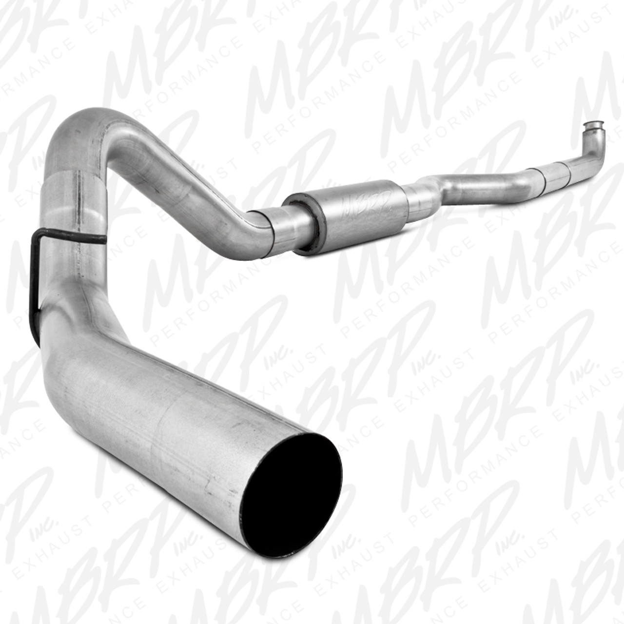 4 in Down Pipe Back, Single Side, Off-Road (includes front pipe) 2001-2007 Chev/GMC 2500/3500 Duramax Classic EC/CC 4 in front pipe, no tip included