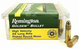 REMINGTON 22LR 40GR 100RDS PLATED ROUND NOSE