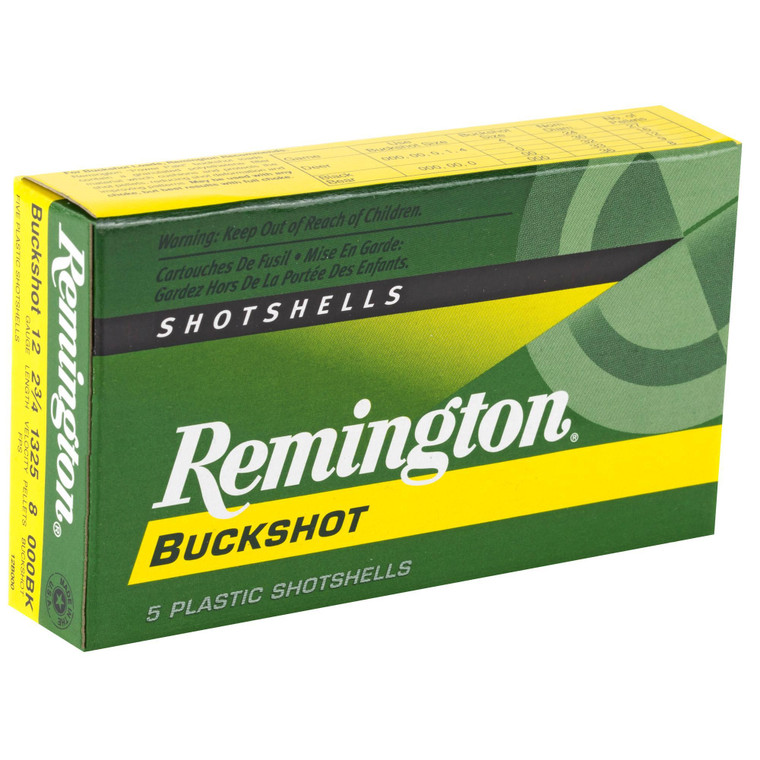 REMINGTON 12GA 2¾" 000BUCK 5RDS
